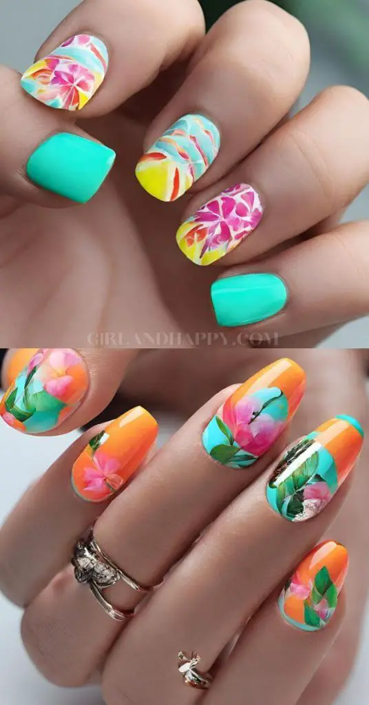 bright summer nails 2023