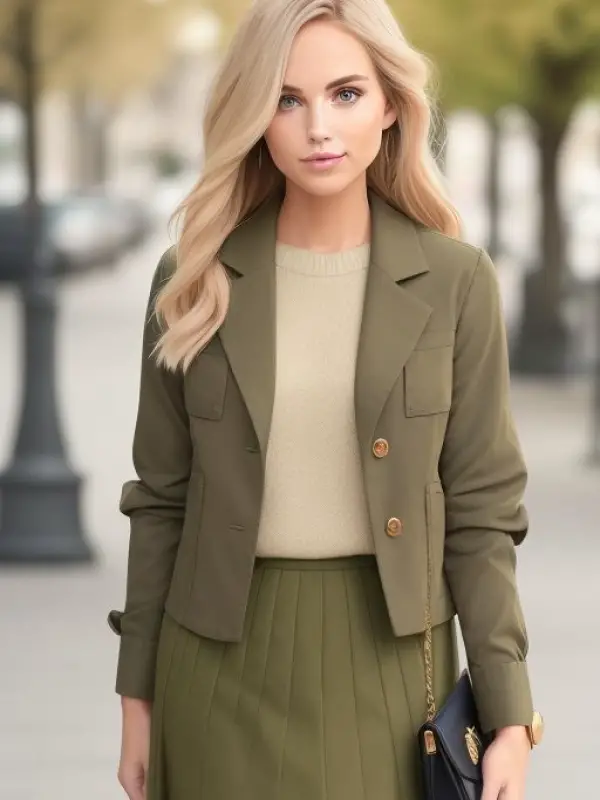 What Colors to Wear with Olive Green (20)