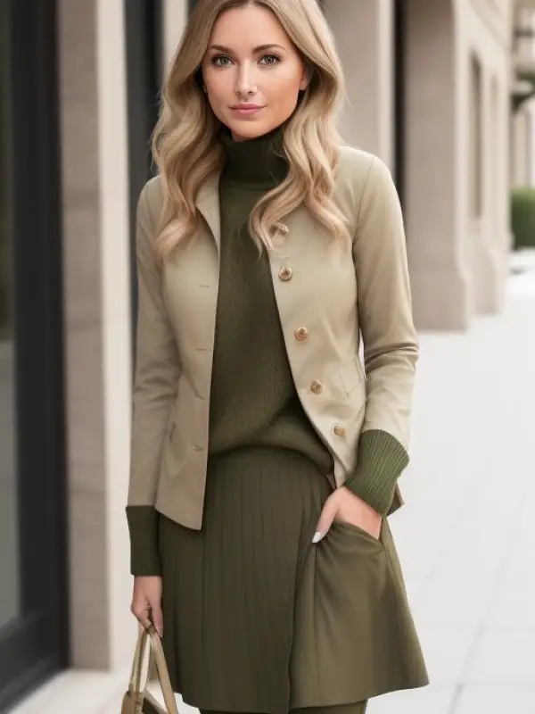 What Colors to Wear with Olive Green (28)