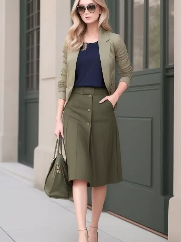 What Colors to Wear with Olive Green (32)